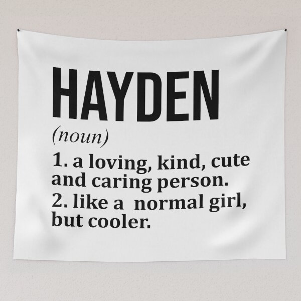 Item preview, Hayden Name Definition designed and sold by XCIV.