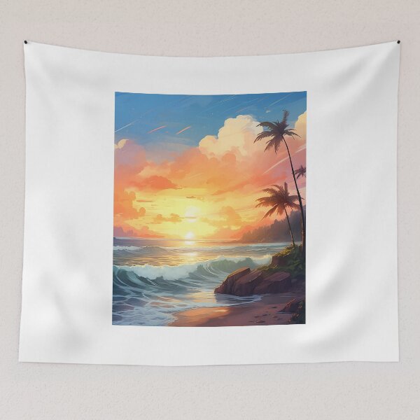 Item preview, Beach Bliss: Sunrise in Watercolor designed and sold by Shirtastically.