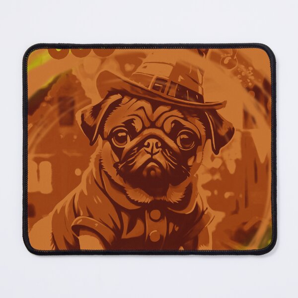 Item preview, Pug HAPPY HOLIDAYS 49 ALTERNATIVE designed and sold by RedBluffTraders.