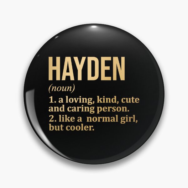 Item preview, Hayden Name Definition in Gold designed and sold by XCIV.