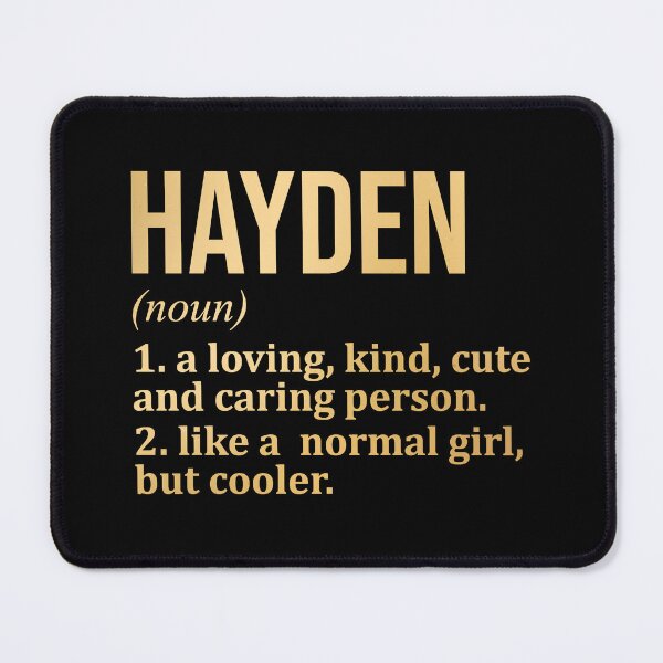Item preview, Hayden Name Definition in Gold designed and sold by XCIV.