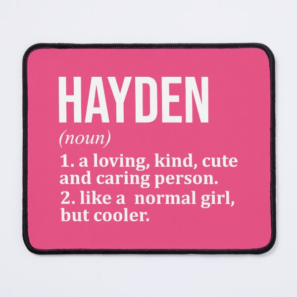 Item preview, Hayden Name Definition for Women designed and sold by XCIV.