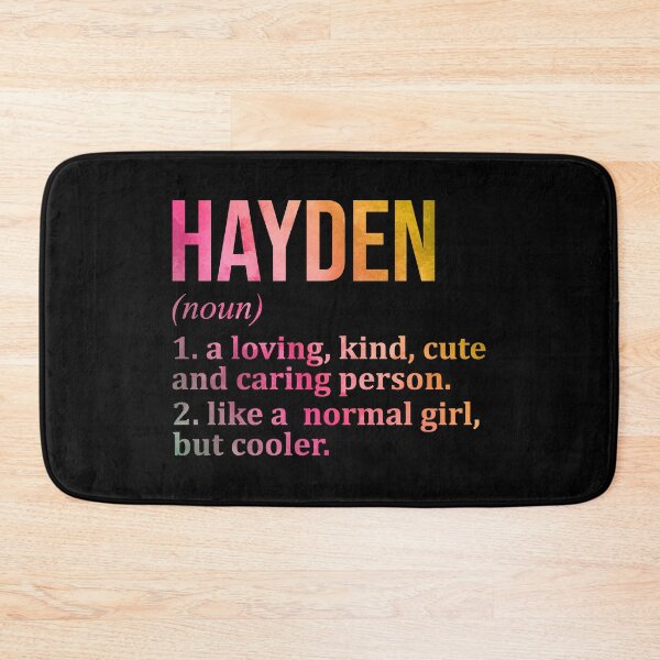 Item preview, Hayden Name Definition in Watercolor designed and sold by XCIV.