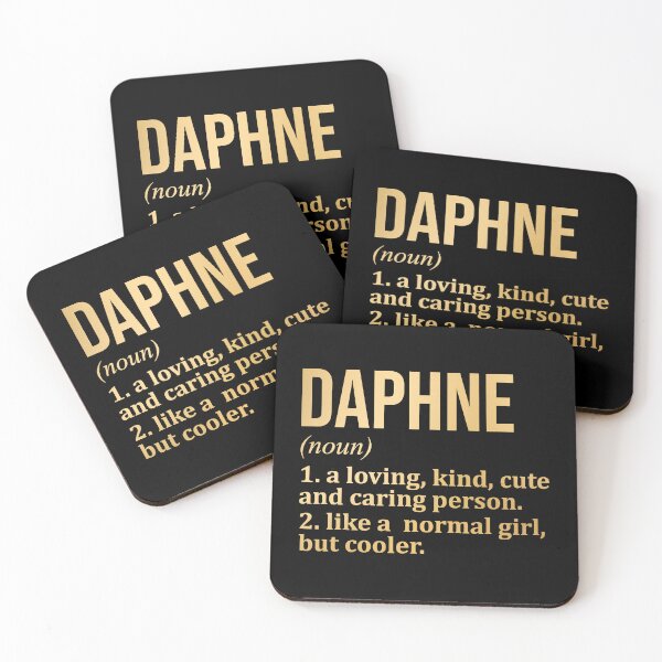 Item preview, Daphne Name Definition in Gold designed and sold by XCIV.