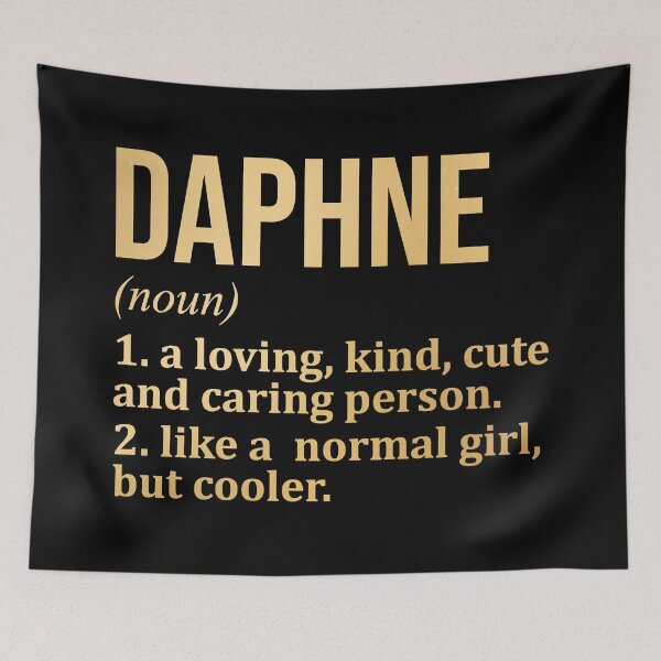 Item preview, Daphne Name Definition in Gold designed and sold by XCIV.