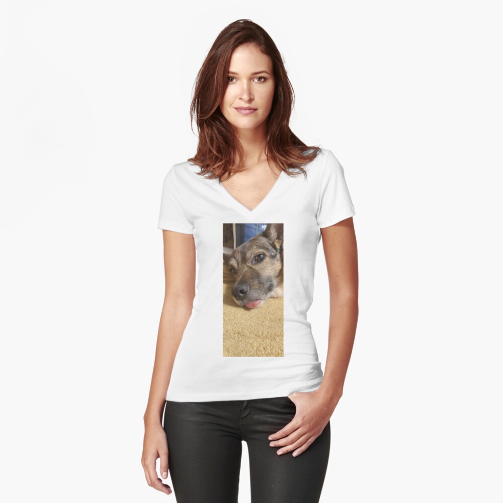 Item preview, Fitted V-Neck T-Shirt designed and sold by K-AEyston.
