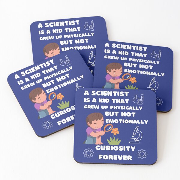 Item preview, Curiosity forever for scientists with boy and magnifying glass designed and sold by Lady-Frost.