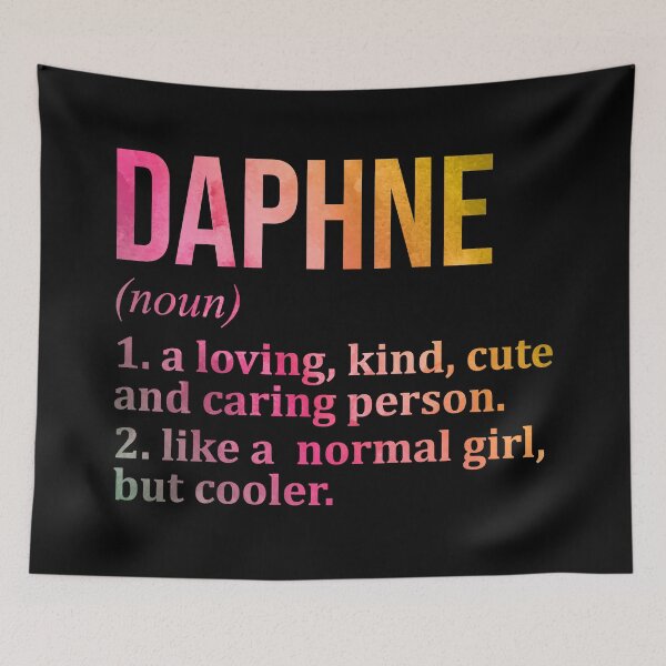 Item preview, Daphne Name Definition in Watercolor designed and sold by XCIV.
