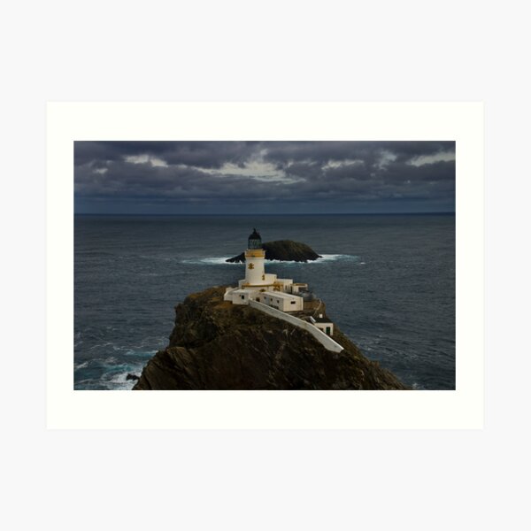 Muckle Flugga and Out Stack Art Print