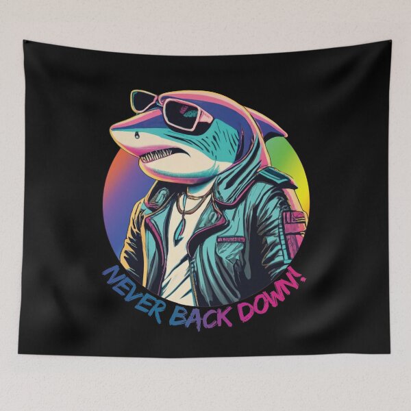 Item preview, Sad shark in sunglasses designed and sold by HarridanCreates.