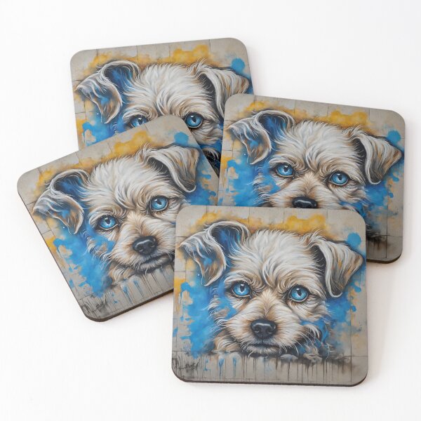 Item preview,  Dog with blue eyes designed and sold by StyleSketch.