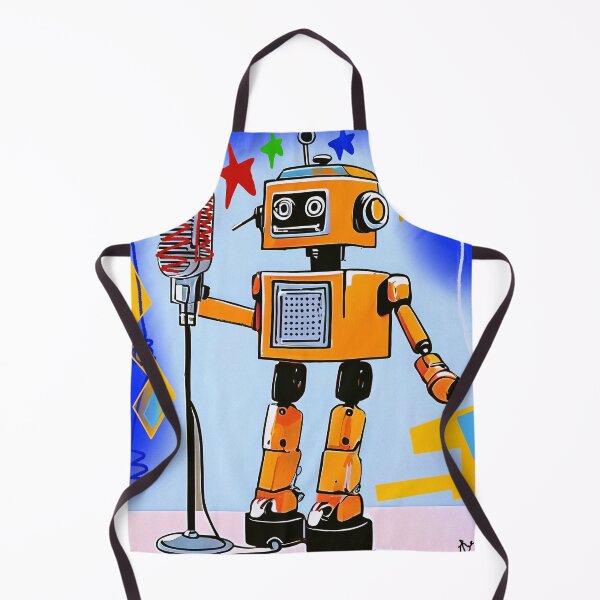 Item preview, Despite the initial stage fright, robots can do karaoke suprisingly well if pushed designed and sold by ObliqArtworks.