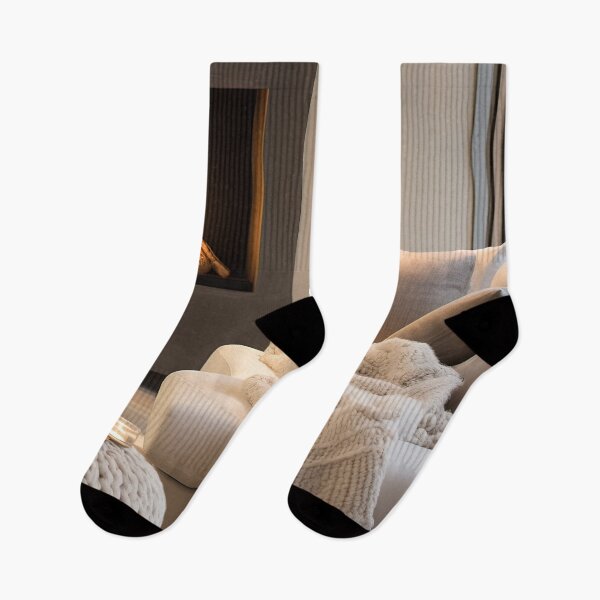 Item preview, Cozy Winter Evening by the Fireplace designed and sold by FireScreen.