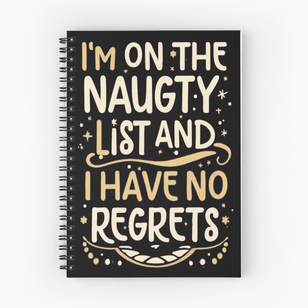 Item preview, Im on the naughty list and I have no regrets designed and sold by unicornunicorn.