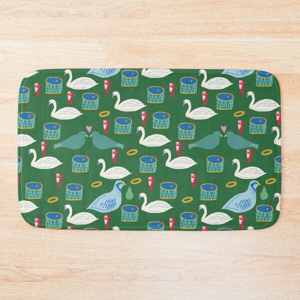 Item preview, Green Days Of Christmas Partridge, Swan Drums Ballet Turtle Dove designed and sold by Lozzie Eliza Designs.