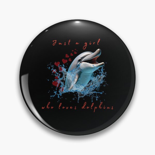 Item preview, Dolphin (Just a girl who loves dolphins) designed and sold by ViaNature.