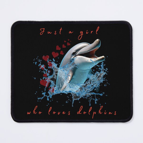 Item preview, Dolphin (Just a girl who loves dolphins) designed and sold by ViaNature.