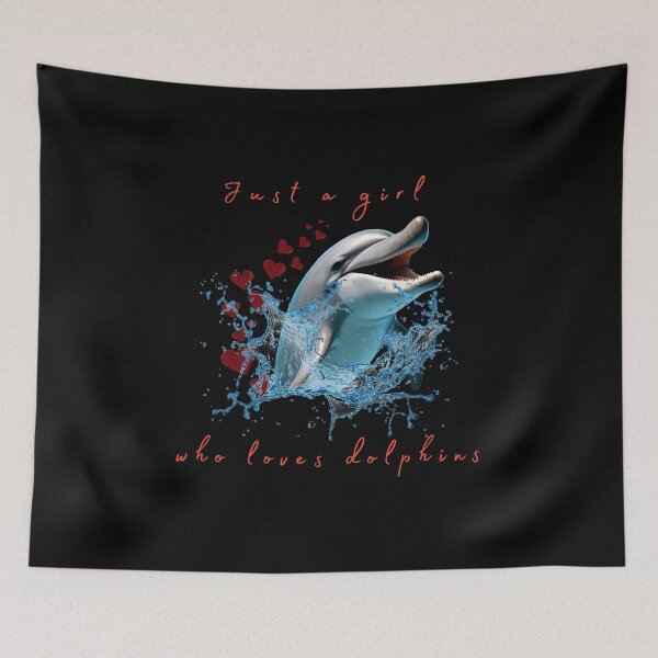 Item preview, Dolphin (Just a girl who loves dolphins) designed and sold by ViaNature.