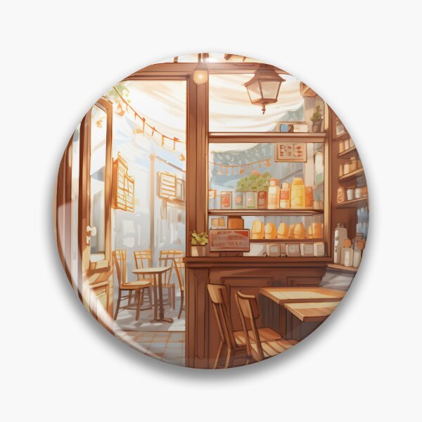 Item preview, Espresso Elegance: A Cozy Watercolor Coffee Shop designed and sold by Shirtastically.