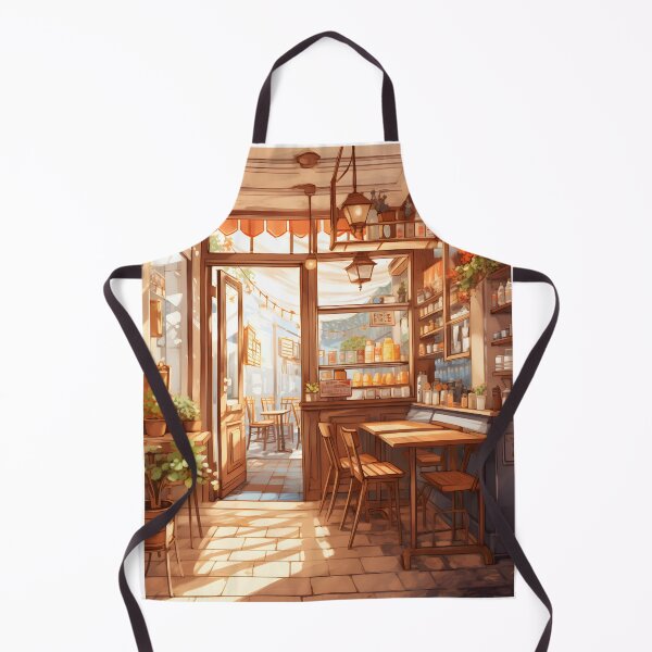 Item preview, Espresso Elegance: A Cozy Watercolor Coffee Shop designed and sold by Shirtastically.