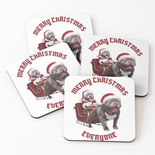 Item preview, christmas american bully's designed and sold by Animalia-.