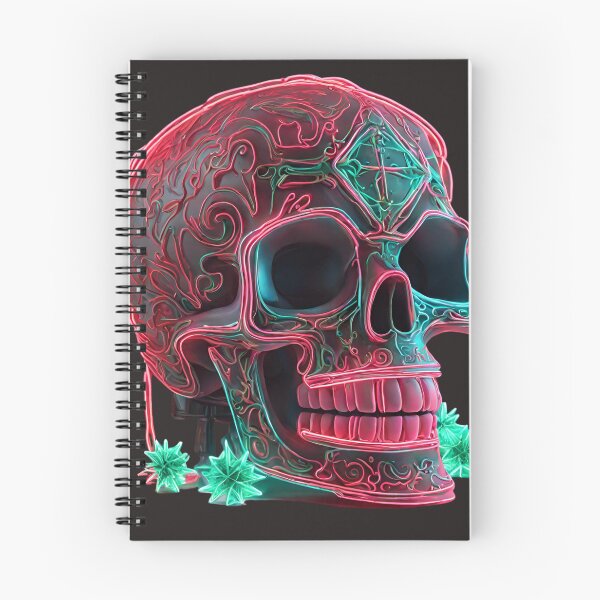 Item preview, skull neon 3d designed and sold by t-an.