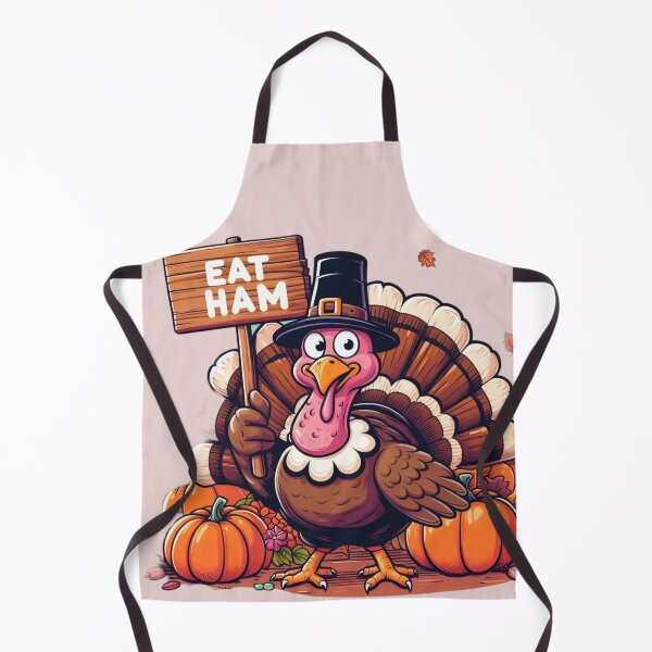 Item preview, Eat Ham Thanksgiving Funny Turkey Funny Thanksgiving Art Autumn | Happy Thankgiving! designed and sold by FestivePalette.