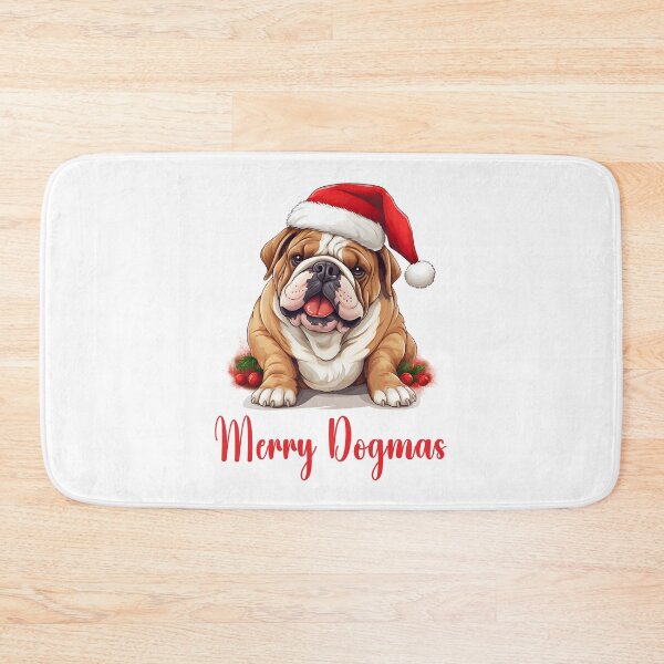 Item preview, Bulldog Dog Merry Dogmas designed and sold by Blok45.