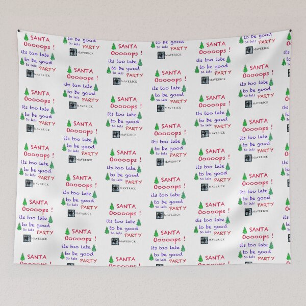 Item preview, Santa OOP’s ITS TOO LATE  TO BE GOOD, SO LETS party designed and sold by MAVERICK-Artist.
