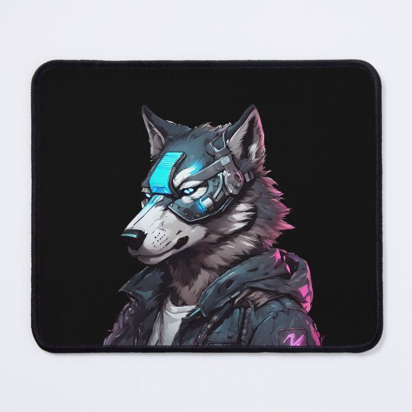 Item preview, Cybernetic Wolf in a beautiful Glow, Robotic Future designed and sold by Aquillashop.