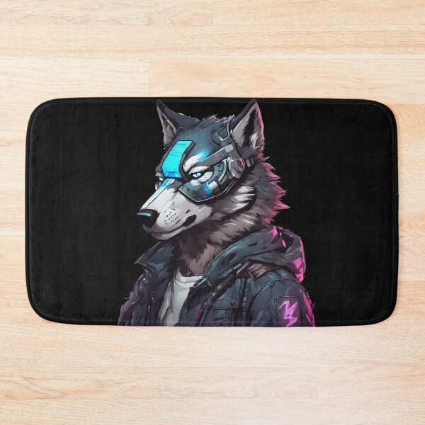 Item preview, Cybernetic Wolf in a beautiful Glow, Robotic Future designed and sold by Aquillashop.