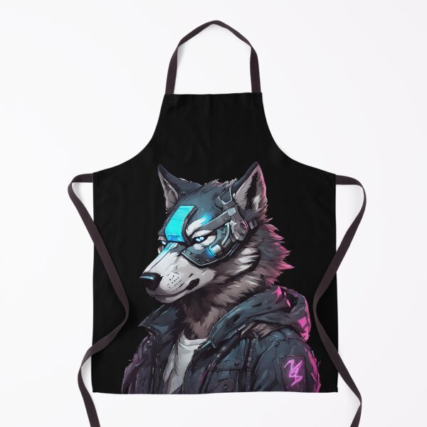 Item preview, Cybernetic Wolf in a beautiful Glow, Robotic Future designed and sold by Aquillashop.