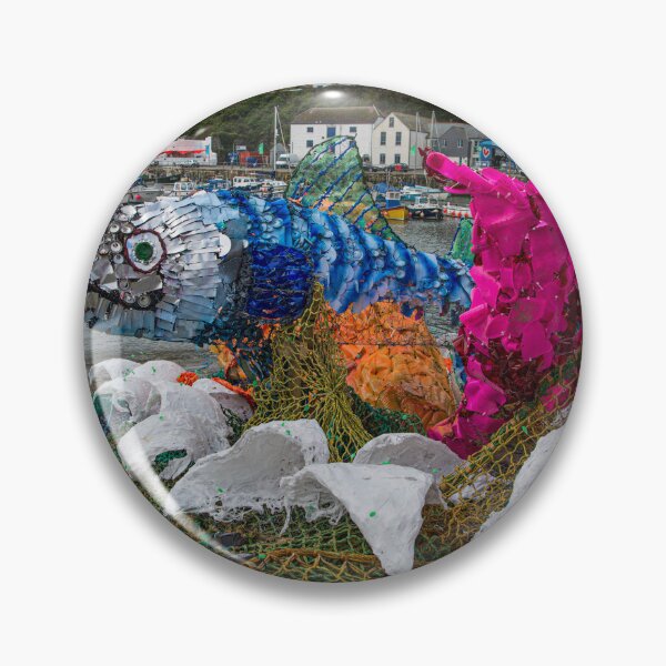 Item preview, Porthleven Harbour, Plastic fish,from the ocean designed and sold by kathleenjean.