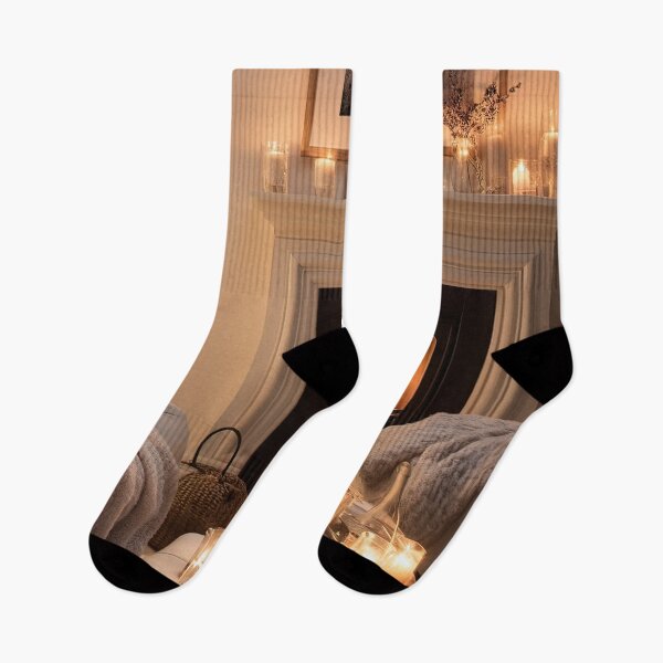 Item preview, Cozy Winter Evening by the Fireplace designed and sold by FireScreen.