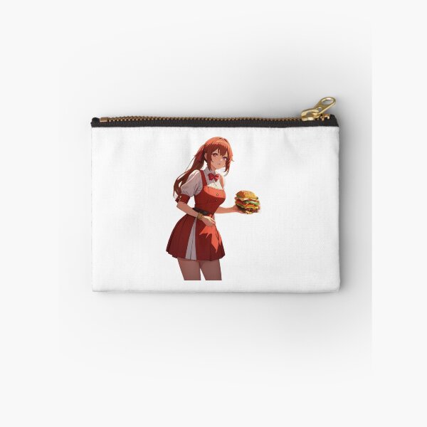 Item preview, Anime girl working in fas food  designed and sold by Wxjtecki.
