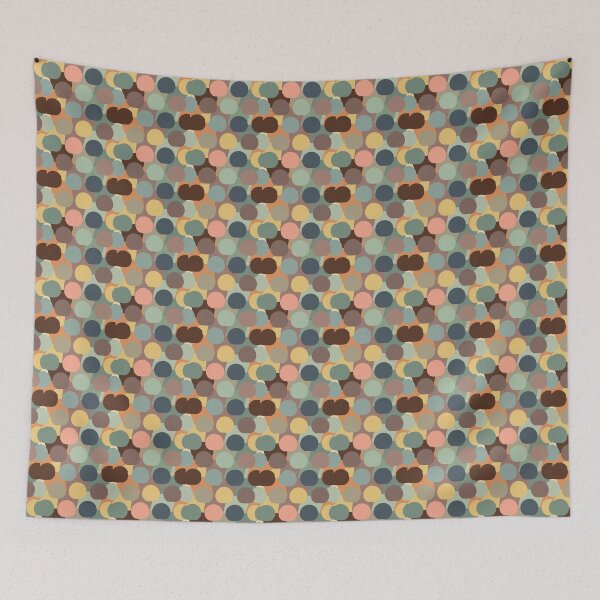 Artikelvorschau, Muted Summer / Soft Summer pattern, skin-tone matching, personal color analysis, PCA, mid-century modern entworfen und verkauft von look4seasons.