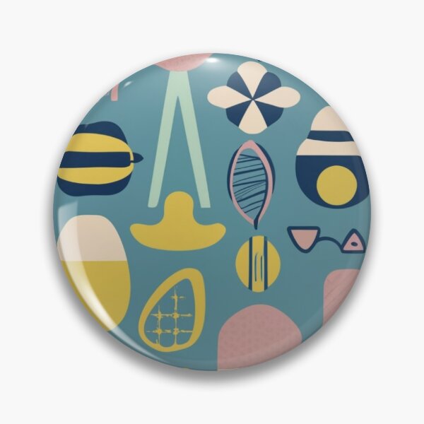 Artikelvorschau, Muted Summer / Soft Summer pattern, skin-tone matching, personal color analysis, PCA, mid-century modern entworfen und verkauft von look4seasons.