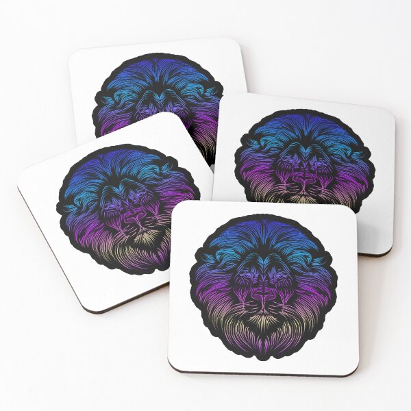 Item preview, Abstract Purple Lion designed and sold by WorldEngine.