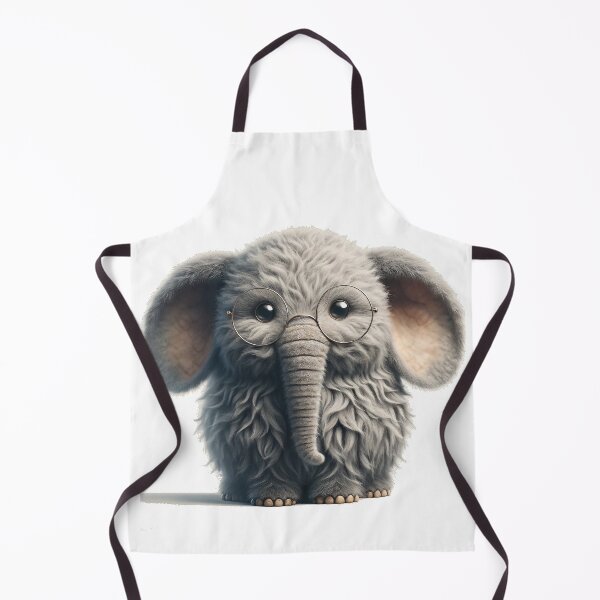 Item preview, Pachyderm Purr-fection: The Spectacled Sweetheart. designed and sold by Left-Hand-Tree.