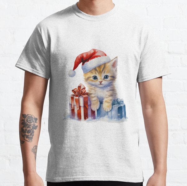 Item preview, Cute Christmas Cat designed and sold by ZenEvoke.