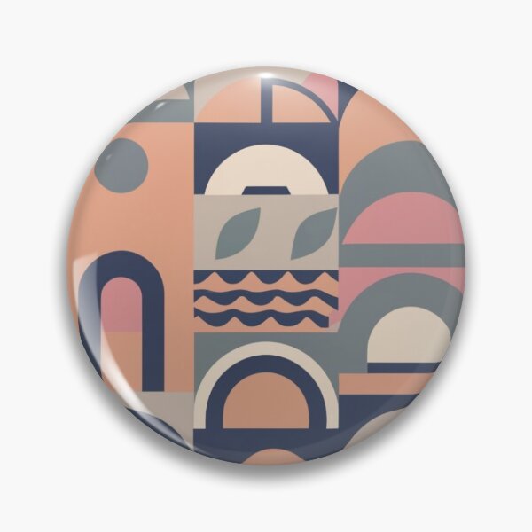 Artikelvorschau, Muted Summer / Soft Summer pattern, skin-tone matching, personal color analysis, PCA, mid-century modern entworfen und verkauft von look4seasons.