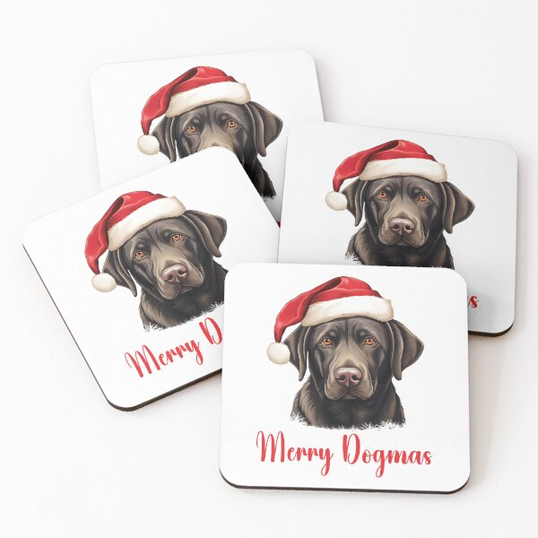 Item preview, Labrador Retriever Dog Merry Dogmas designed and sold by Blok45.