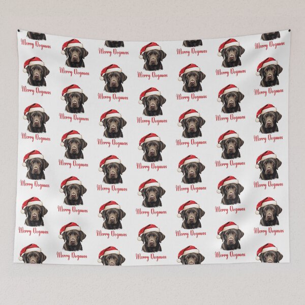 Item preview, Labrador Retriever Dog Merry Dogmas designed and sold by Blok45.