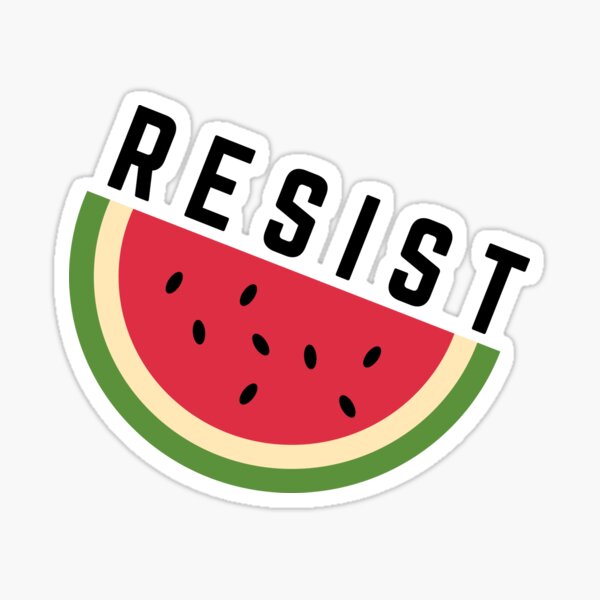 Item preview, Watermelon and Resistance  designed and sold by sourceoflife.