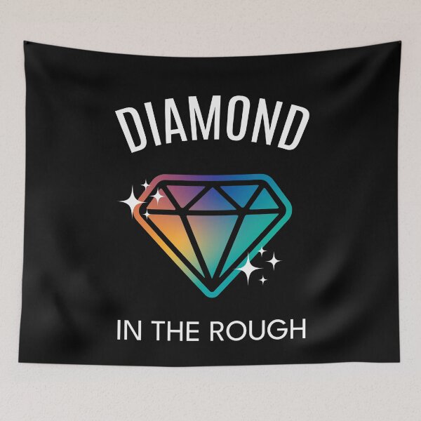 Item preview, Diamond In The Rough Edelstein Diamant designed and sold by MooonTees.