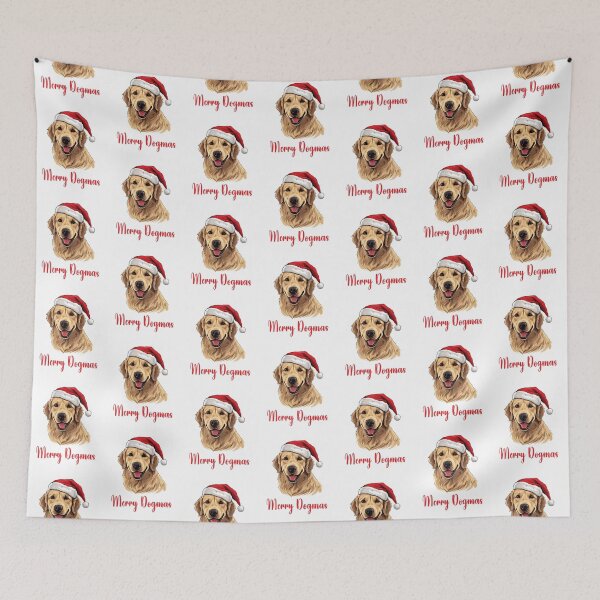 Item preview,  Golden Retriever Dog Merry Dogmas designed and sold by Blok45.