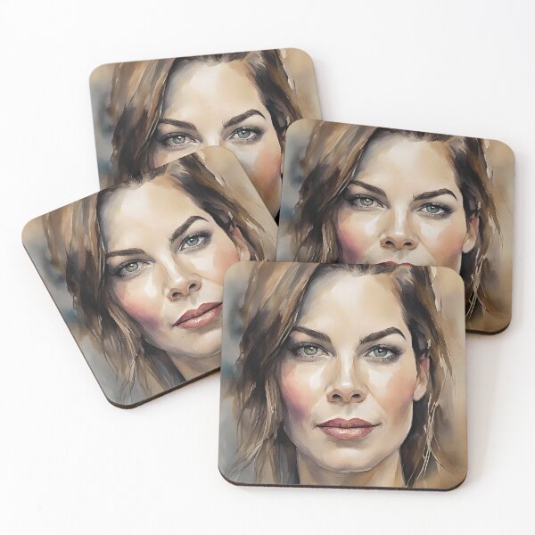 Item preview, Watercolors with Michelle Monaghan  designed and sold by bogfl.