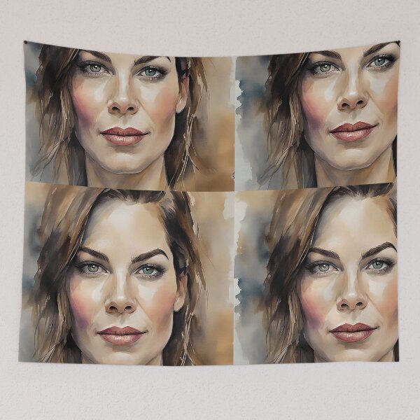 Item preview, Watercolors with Michelle Monaghan  designed and sold by bogfl.