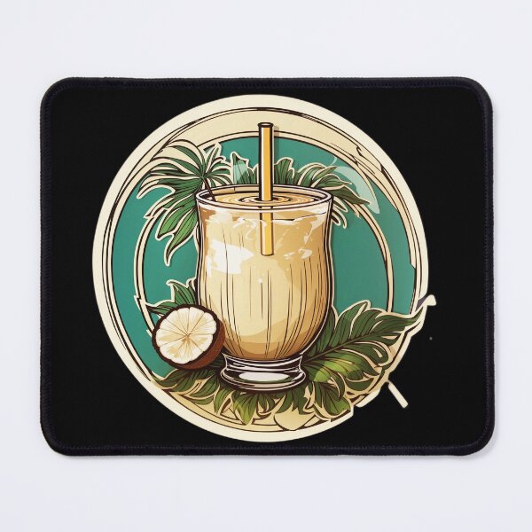 Item preview, Coconut Drink with Lime on the Beach Sunny Day designed and sold by NautiChic.