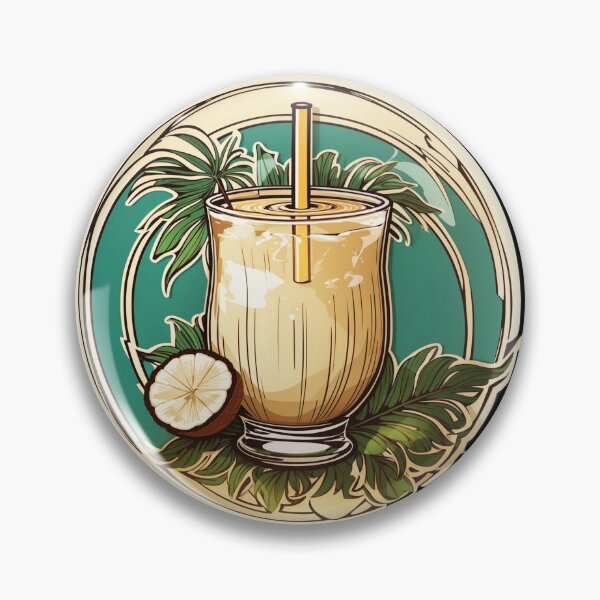 Item preview, Coconut Drink with Lime on the Beach Sunny Day designed and sold by NautiChic.